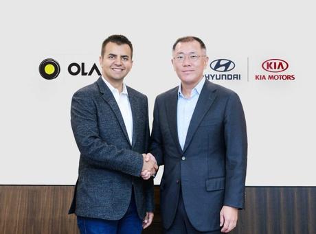 Hyundai und Kia investieren 300 Millionen Dollar in Ola