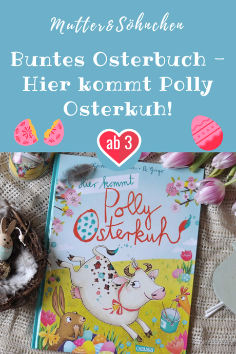  in Hier kommt Polly Osterkuh von Xóchil Schütz. Polly möchte nämlich auch Eier bemalen, nur ist das schwieriger als gedacht. #kuh #ostern #kinderbuch #bilderbuch #frühling