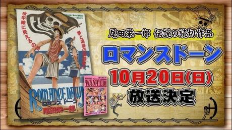 One Piece: Anime-Special zu ›Romance Dawn‹ angekündigt