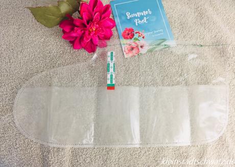 Die Fußmaske von Summer Foot