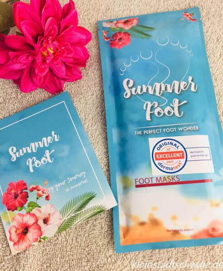 Die Fußmaske von Summer Foot