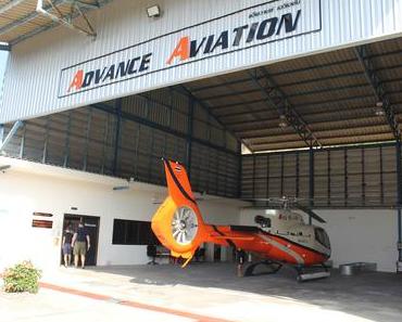 Helikopterrundflug über der Phang Nga Bucht