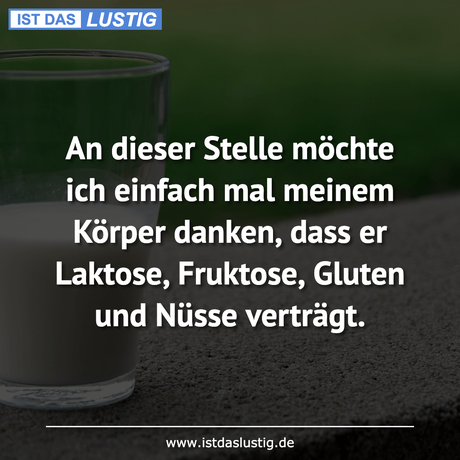 Lustiger BilderSpruch - An dieser Stelle möchte ich einfach mal meinem...