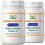 BioCell 120 Hyaluronsäure Kollagen-II Kapseln, hochdosiert 1000mg Collagen/Tag Haut Haare Gelenke von NP-Vital (2x60 Kapseln)