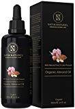 Bio Mandelöl 100ml von höchster Qualität - Kaltgepresst, 100% rein & natürlich in Lichtschutz Glas-Flasche - Feuchtigkeitspflege für weiche & junge Haut, gesunde Haare & Nägel - Halal + Vegan