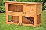 nanook Hasenstall/Kaninchenstall Moritz XL 130 x 49 x 83 cm, Farbe: natur