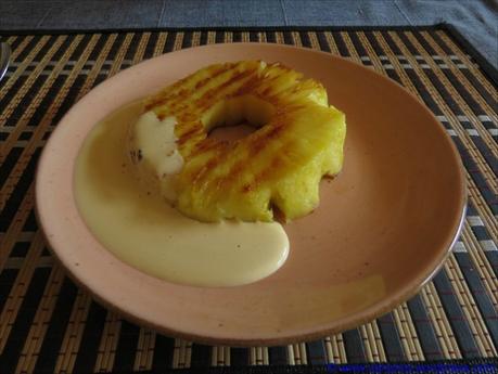 Gegrillte Ananas mit Zabaione