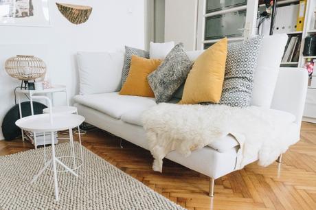 Wohnzimmer Update 2019 – neuer Couchtisch und Teppich*