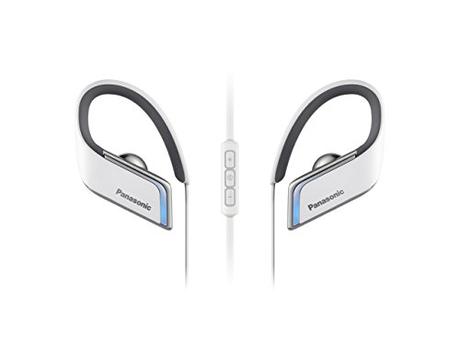 Panasonic RP-BTS50E-W Bluetooth In-Ear Kopfhörer (Bluetooth, wasserfest, Schnellladefunktion, flexible Ohrbügel) weiß