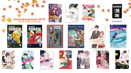 Egmont Manga: Das Herbstprogramm 2019 im Überblick
