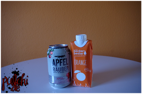 Apfel Räuber Cider Apfel || beckers bester Direktsaft Orange