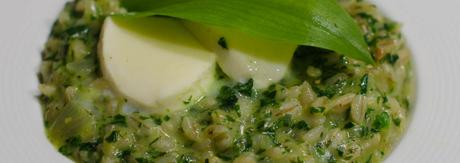 Karfreitagsfisch im Restaurant Adler, Neuenburg und ein Rezept für Bärlauch-Gerstotto mit Burrata