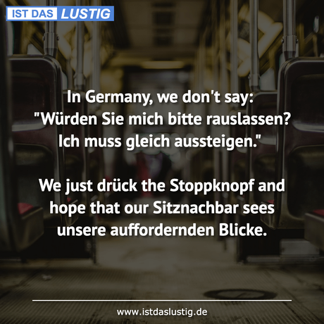 Germany, don't say: 
