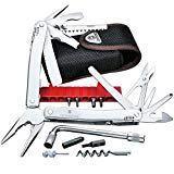 Victorinox Multifunktionswerkzeug Swiss Tool X Plus (37 Funktionen, Etui, Bit-Schlüssel) silber