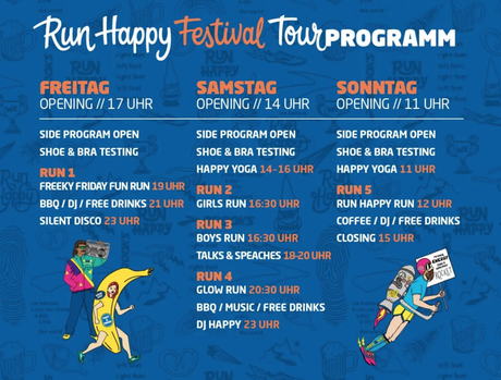 BROOKS Run Happy Tour 2019: 3 Tage Running Festival in Berlin, München, Hamburg, Köln, Wien & Zürich