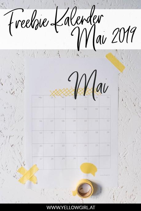 Freebie Kalender 2019 – Mai
