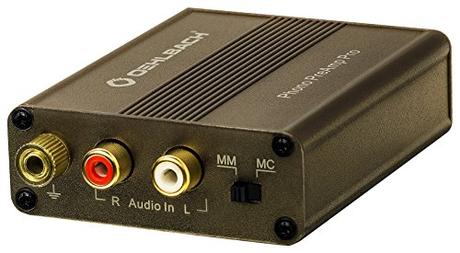Oehlbach Phono PreAmp Pro | Phono-Vorverstärker | für Plattenspieler mit MM- oder MC-Tonabnehmer, kompakt & leistungsstark - metallic braun