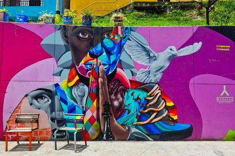 Die 20 schönsten Graffitis und Kunstwerke an den Wänden der Comuna 13