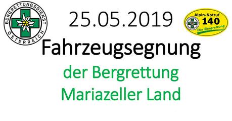 Termintipp: Fahrzeugsegnung der Bergrettung Mariazellerland