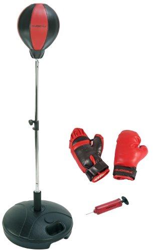 HUDORA Punchingball Set mit Boxhandschuhen & Pumpe - Boxsack-Set - 74501/01