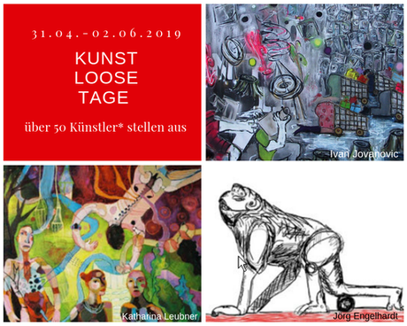 (c) Oderbruch-Blog.de  Collage KunstLooseTage 2019 einige Künstler des Oderbruchs Oderland Oderbruch-blog.de