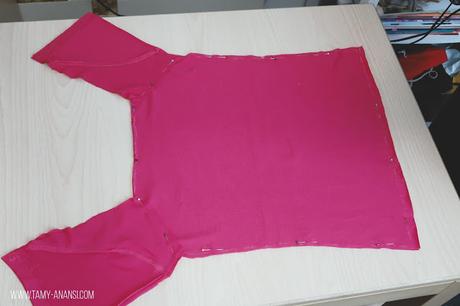Recycle 2 Oversize Tshirts | Gyaru clothing DIY Part 1