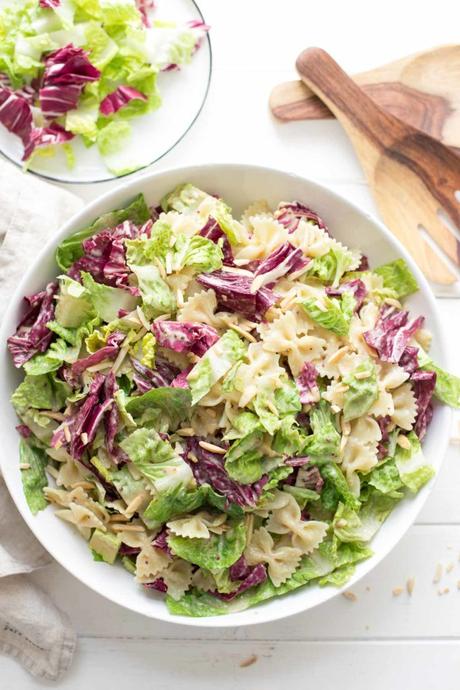 Caesar Pasta Salat (vegan)