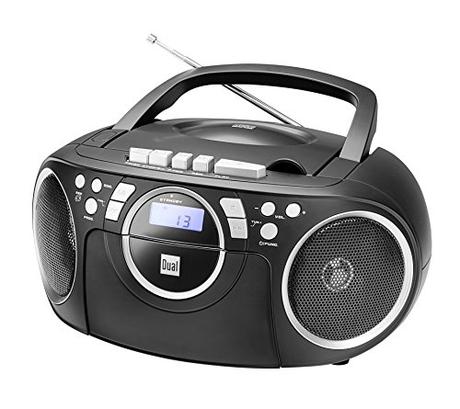 Kassettenradio mit CD • UKW-Radio • Boombox • CD-Player • Stereo Lautsprecher • AUX-Eingang • Netz- / Batteriebetrieb • Tragbar • Bunt • Dual P 70