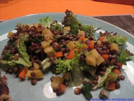 Röstkartoffel-Linsen-Salat