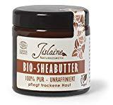 Jislaine Bio-SHEABUTTER* - Unraffiniert und Pur für sehr trockene Haut & Haare - Komplett vegan & ohne Palmöl - 100g beste Hautpflege | Im Glastiegel