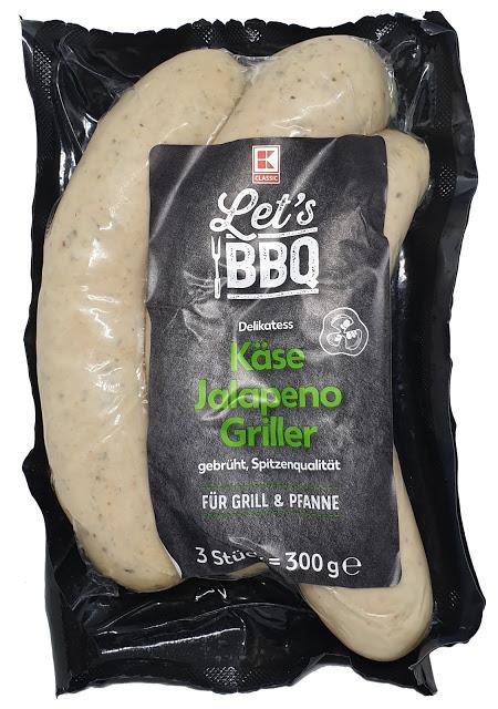 Kaufland - K-Classic Let's BBQ Käse Jalapeño Griller