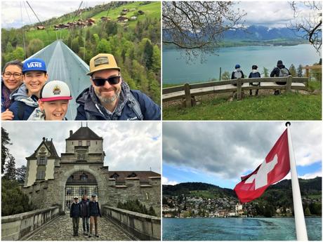 TCS Camping Thun Glamping in den Swiss Tubes und Besuch der Hängebrücke Sigriswil