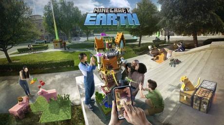 Minecraft Earth macht die Welt zu einem Augmented Reality-Spielplatz