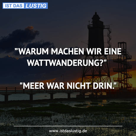 ”WARUM MACHEN WIR EINE WATTWANDERUNG?
