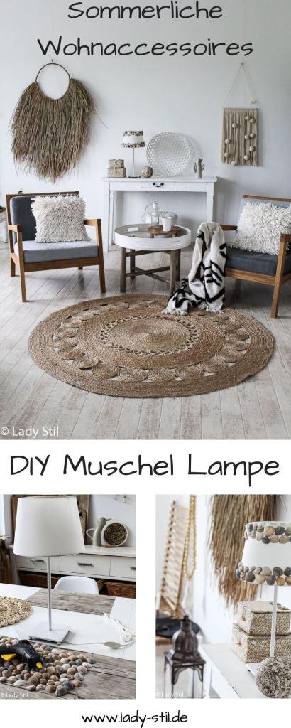 DIY Muschel Lampe