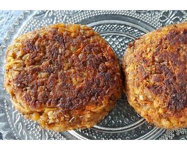 Ein gesunde Variante des Burgers: Mit Linsen und Grünkern