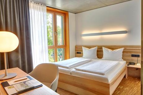 Zimmer im Green City Hotel Vauban Freiburg - Nachhaltiges Hotel