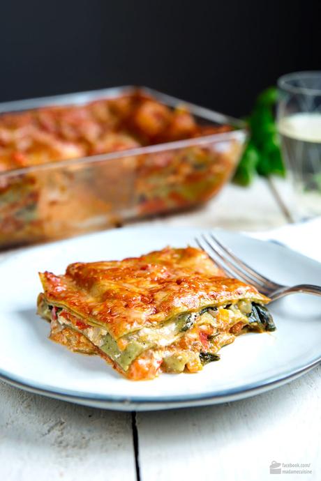 Gemüse-Lasagne mit Spinat: Amore Italia