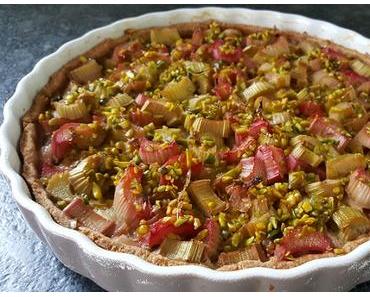 Rhabarber trifft Marzipan - noch eine Tarte