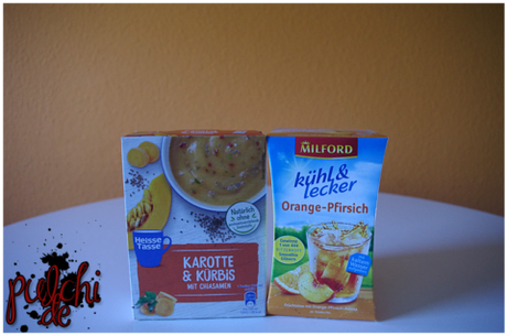 Heisse Tasse Karotte & Kürbis mit Chiasamen | MILFORD kühl & lecker Orange-Pfirsich