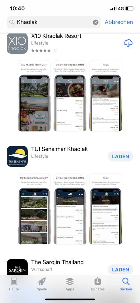 Apps für den Khao Lak Besuch