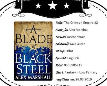 Alex Marshall – A Blade of Black Steel