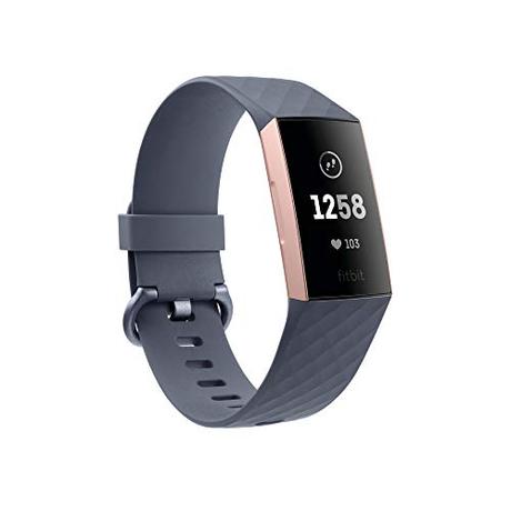 Fitbit Charge 3, Der innovative Gesundheits und Fitness Tracker, Rose-Gold/Grey