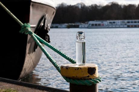 Trinkflasche Soulbottles Heimatwasser mit Schiff und Wasser