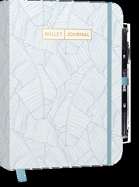 [Rezension] Bullet Journal „Jungle Blue“ 05 mit original Tombow TwinTone Dual−Tip Marker 33 black