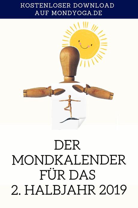 Der Mondkalender für das 2. Halbjahr 2019 kostenlos zum Download auf MondYoga.de