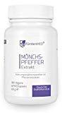 FürstenMED Mönchspfeffer Kapseln mit Extrakt 5:1 - Echter Vitex Agnus Castus - 180 Vegane Kapseln aus Deutschland ohne Zusatzstoffe