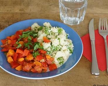 Nach der Spargelsaison: Couscous mit Peperonata