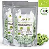 BioFeel - Bio Gerstengras Kapseln, 360Stk, 450mg - aus NEUSEELAND - rein - vegan - ohne Zusätze