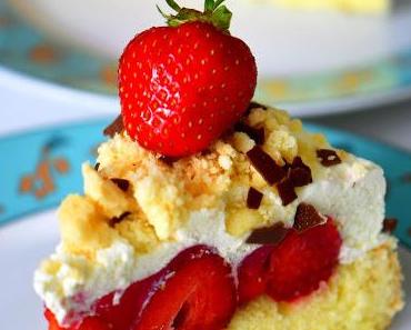 Erdbeer-Streusel-Torte [Ein Sommernachmittagskaffeetraum!]